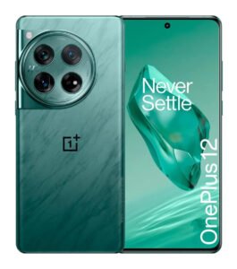 OnePlus 12 Flowy Emerald with 6.82-inch AMOLED display and triple camera setup