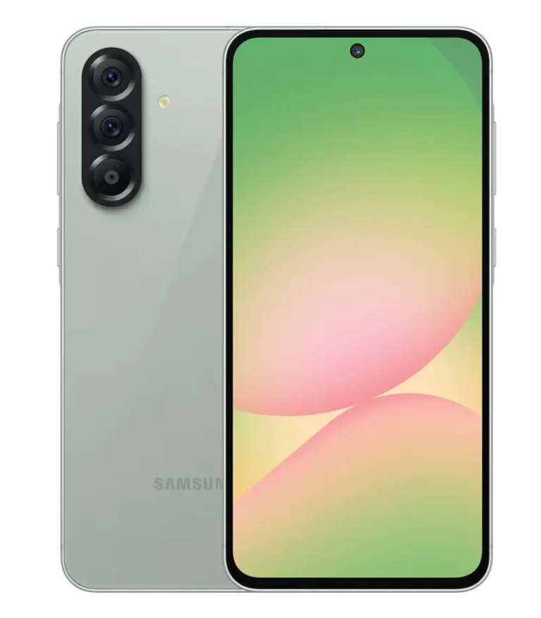 Samsung Galaxy A56 5G official image showing front display and rear camera design