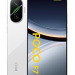 Xiaomi POCO F7 White color 6.83-inch 120Hz AMOLED display Snapdragon 8s Gen 4 smartphone