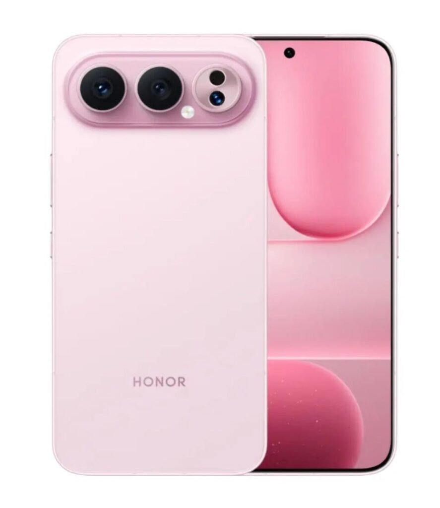 Honor 500 Pro Pink Color - Stylish 6,000 Nits Brightness Smartphone