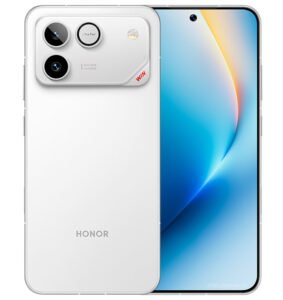 Honor Win RT White color back and front design with dual camera and OLED display