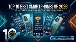 Top 10 Best Smartphones of 2026 Ranking Performance & Value Guide - PhoneSpecx