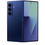 Samsung Galaxy Z Fold 7 in Blue Shadow official design and camera module