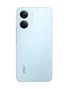 Poco X8 Pro Max Blue Back and Side View Design
