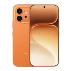 Honor 600 Orange official color design with dual camera setup back view
