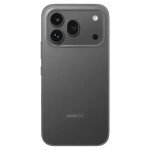 Honor 600 Pro Black back side design with 200MP triple camera setup