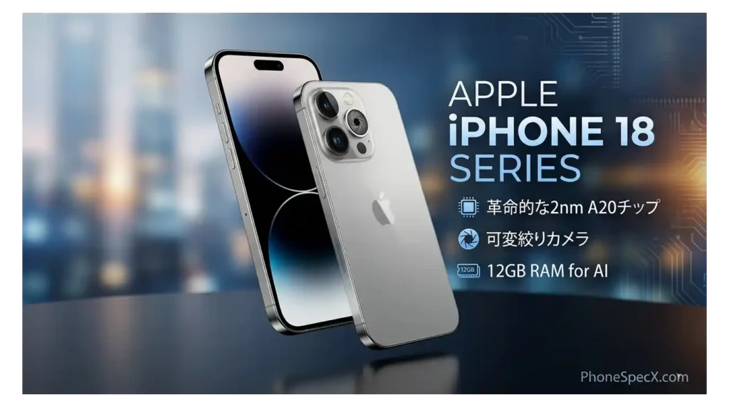 Apple iPhone 18 Pro concept design with variable aperture camera lens