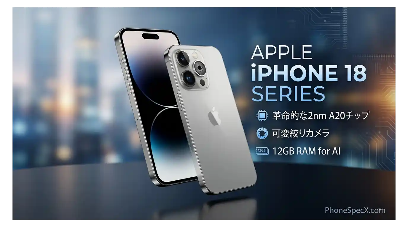 Apple iPhone 18 Pro concept design with variable aperture camera lens