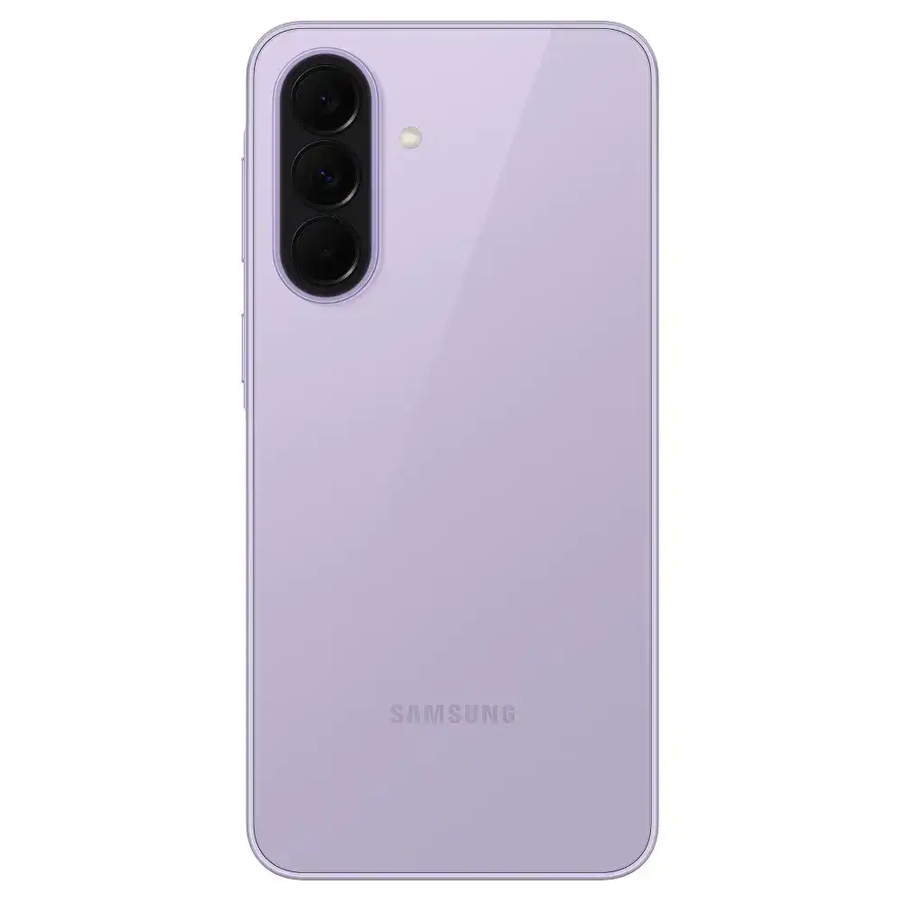 Samsung Galaxy A37 5G Light Violet back side view with triple camera setup