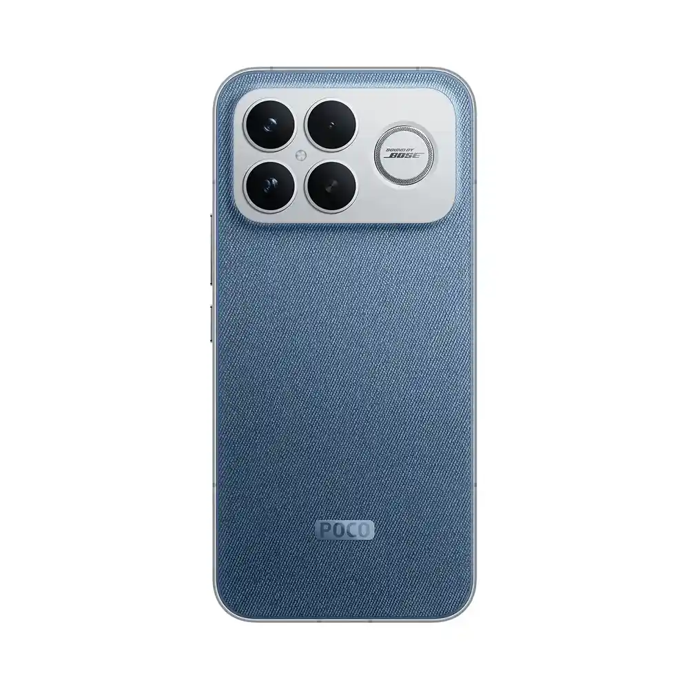 Xiaomi POCO F8 Ultra full back panel design camera module and side view