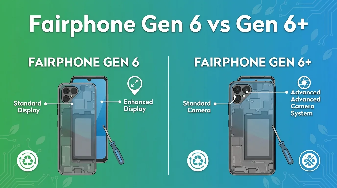 Fairphone Gen 6 vs Gen 6+