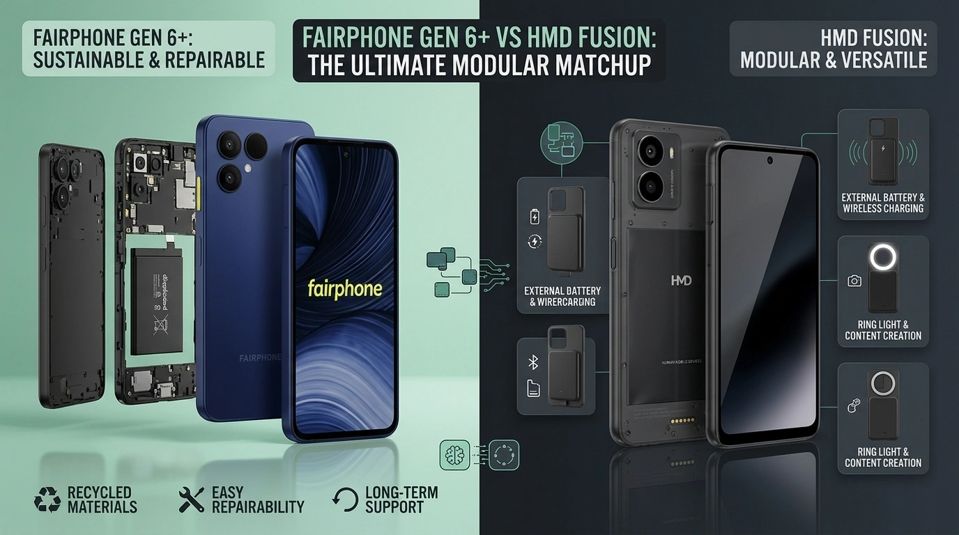 Fairphone Gen 6+ vs HMD Fusion