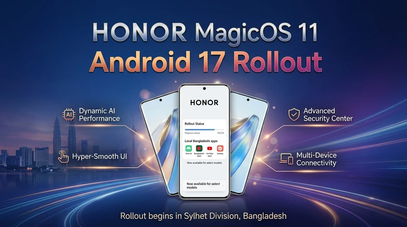 HONOR MagicOS 11 Android 17 Rollout