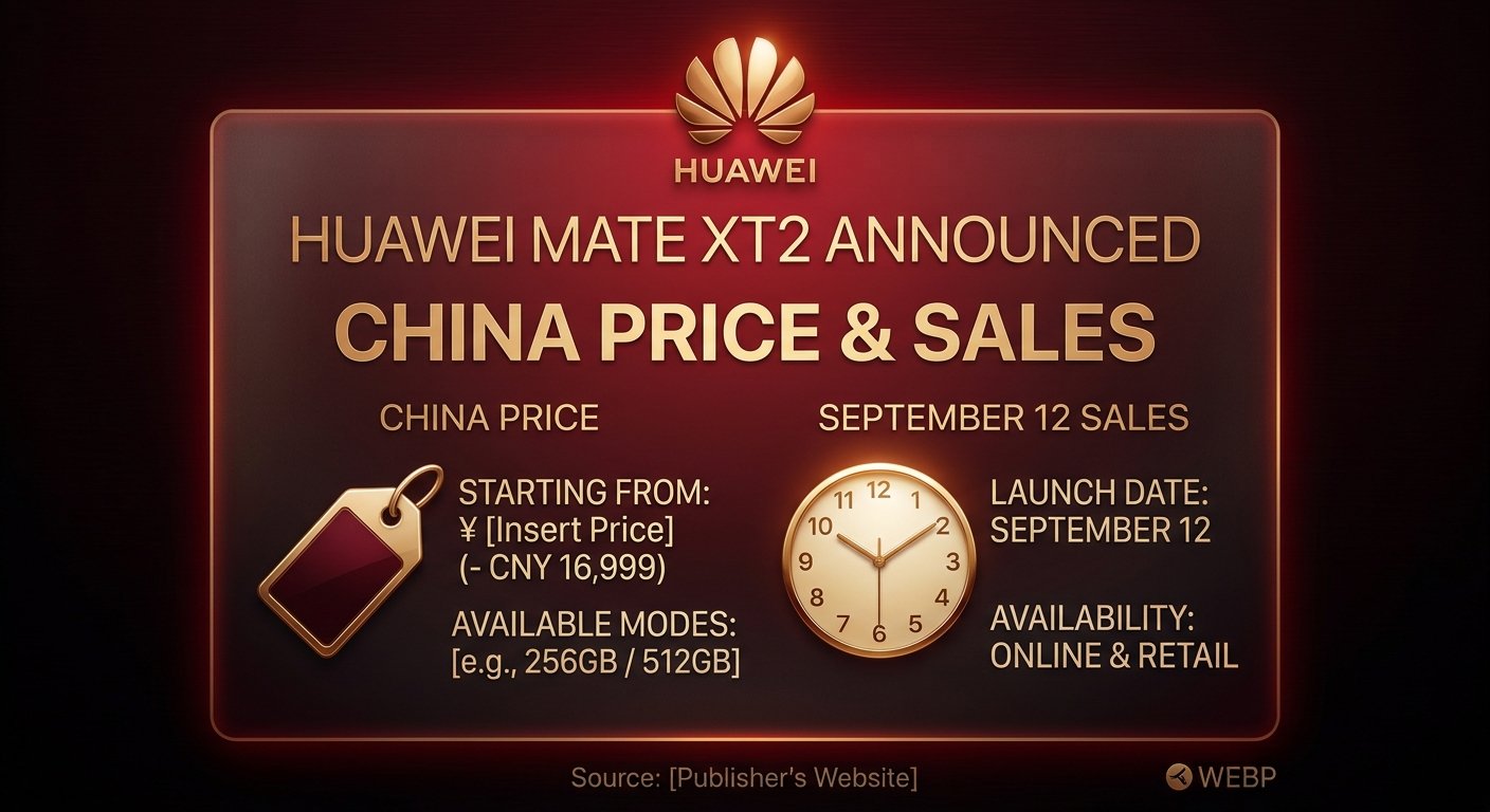 Huawei Mate XT2 announced China price and September 12 sales