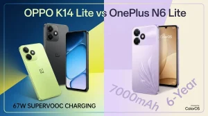 OPPO K14 Lite vs OnePlus N6 Lite