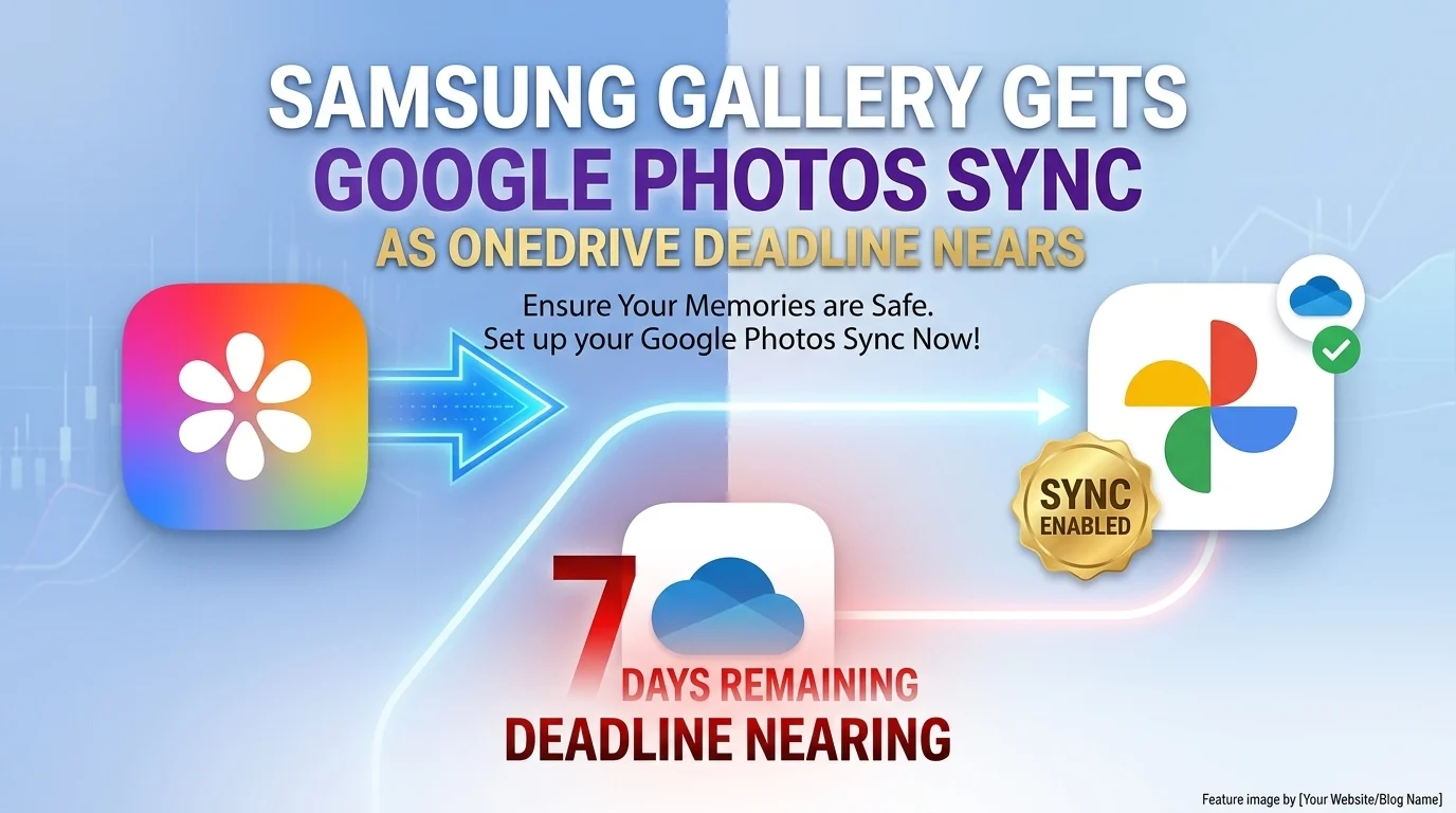 Samsung Gallery Gets Google Photos Sync