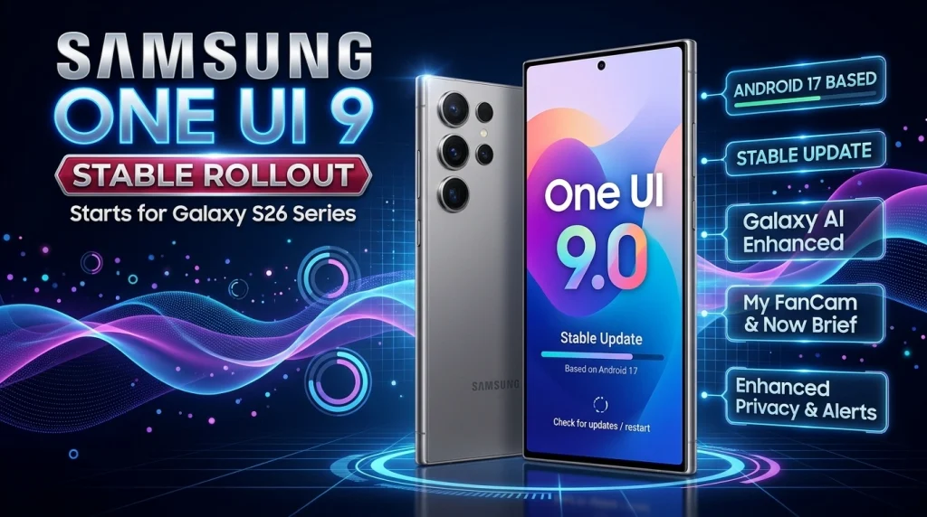 Samsung One UI 9 Stable Rollout Starts for Galaxy S26 Series