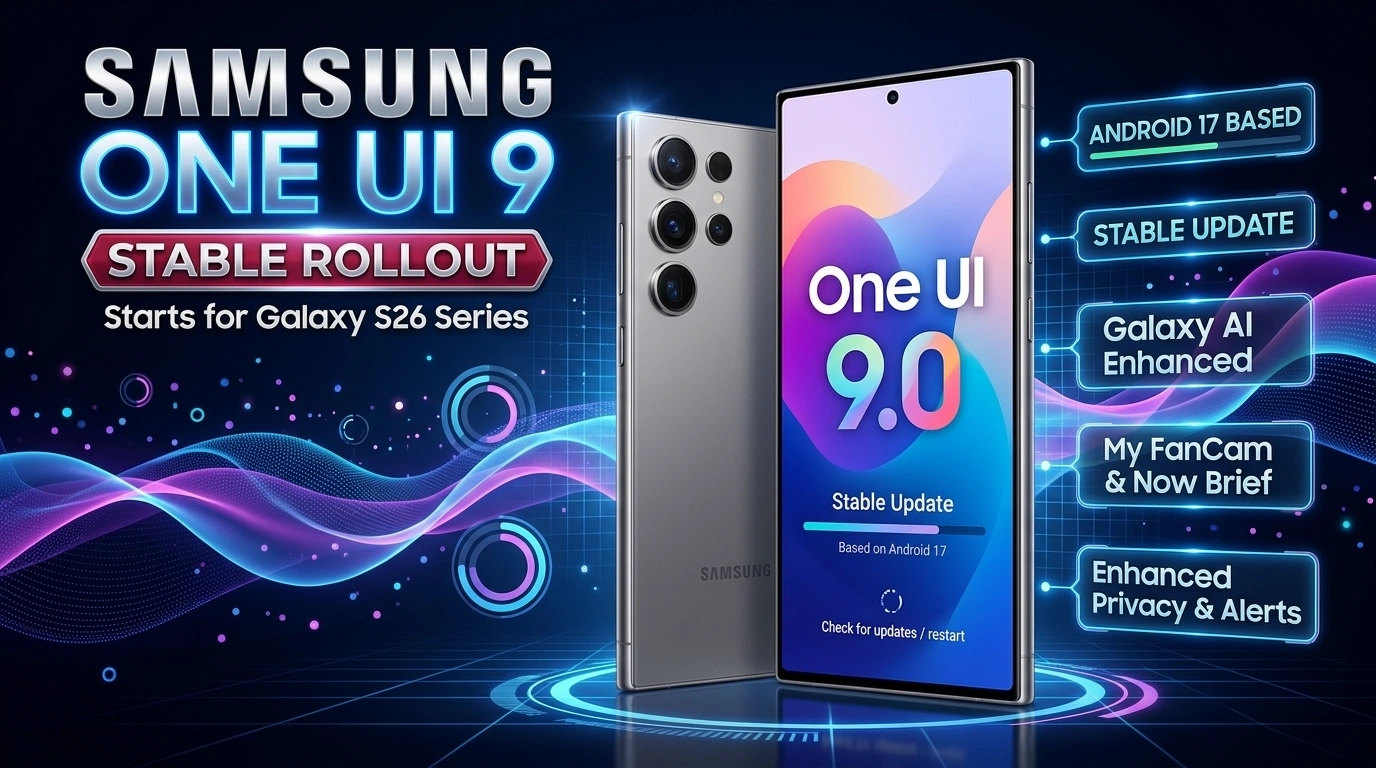 Samsung One UI 9 Stable Rollout Starts for Galaxy S26 Series