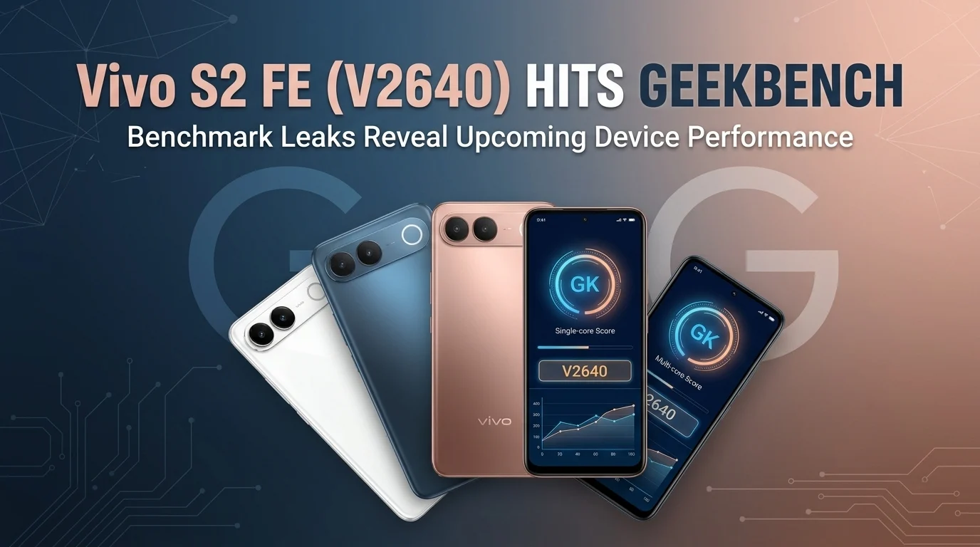 Vivo S2 FE V2640 Hits Geekbench: 6GB RAM, Android 16 and India Certification