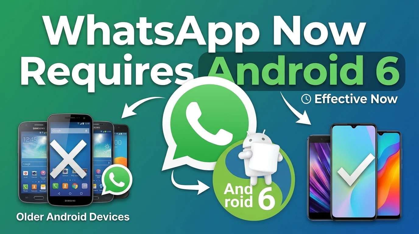 WhatsApp Now Requires Android 6