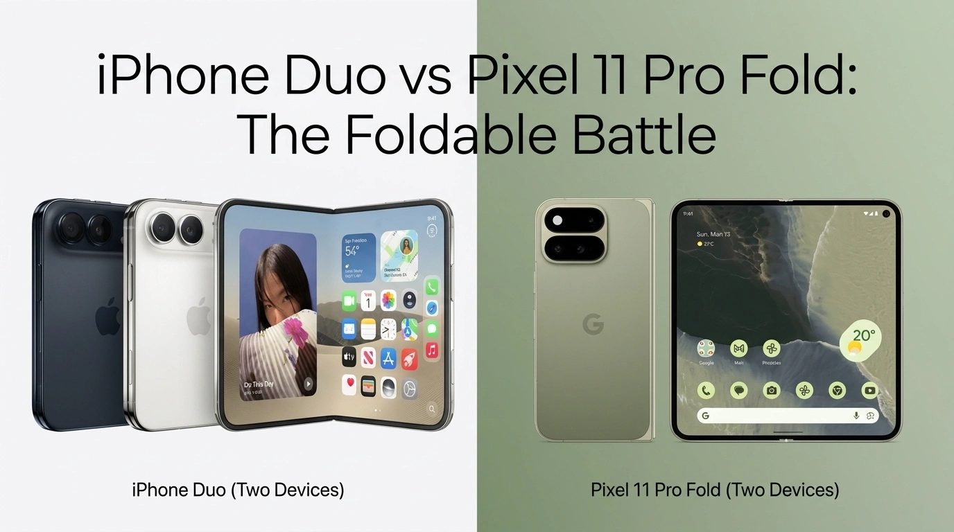 iPhone Duo vs Pixel 11 Pro Fold