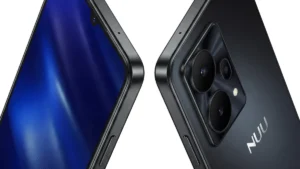 NUU X10 5G smartphone shown from the front and back